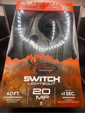 Switch LightSOut Trail Camera - Black/Orange